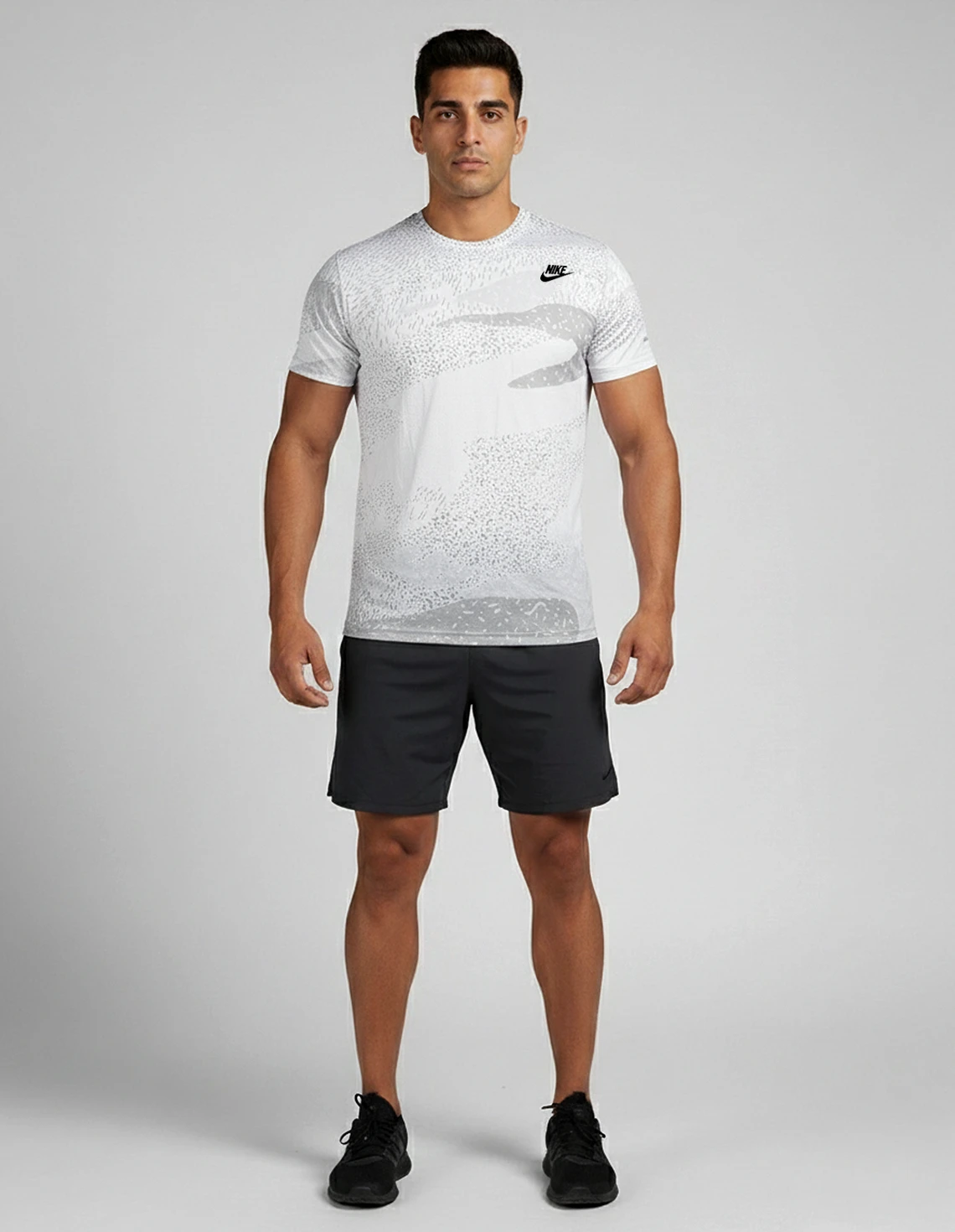 تی شرت ورزشی مردانه نایکی Camo Breeze M