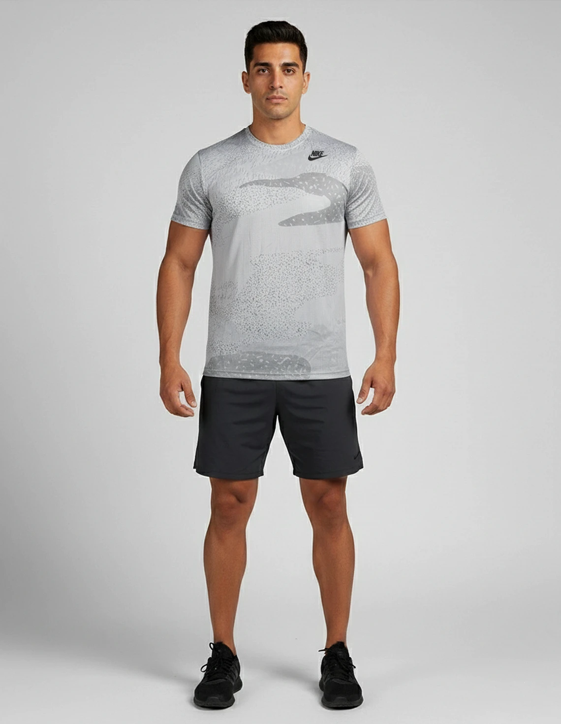 تی شرت ورزشی مردانه نایکی Camo Breeze M