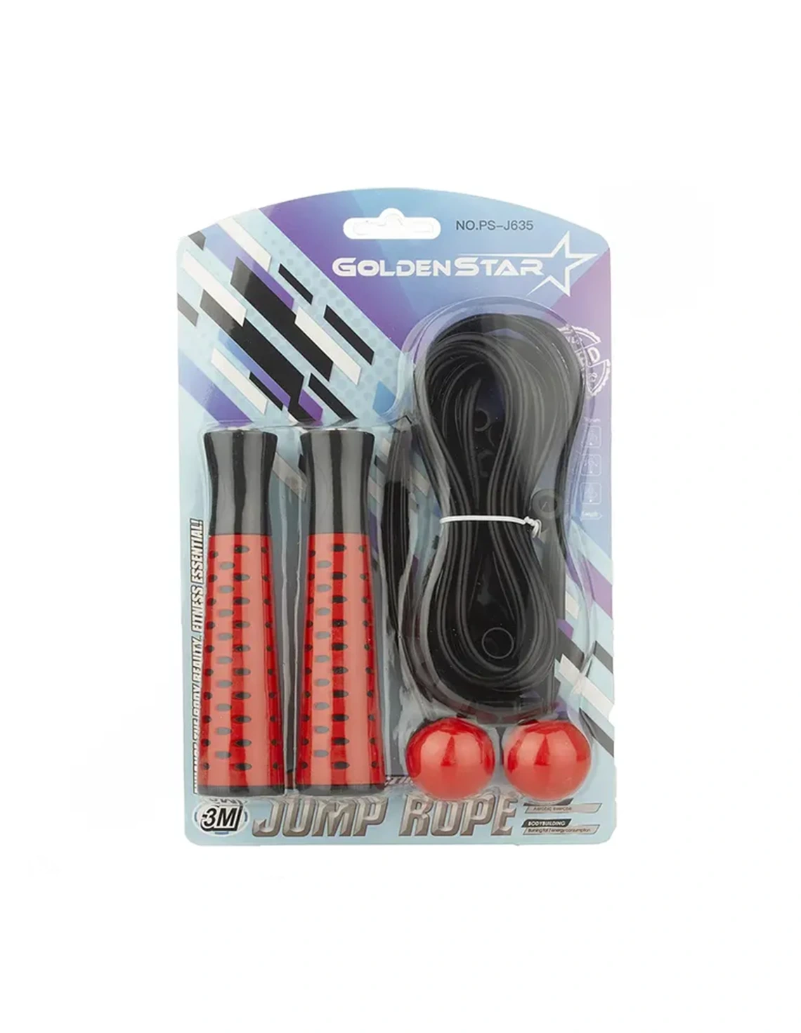 طناب ورزشی Unisex بدون برند گلدن استار دوکاره PS-J635 BRS